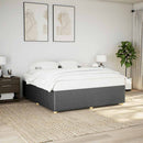 sengeramme uden madras 180x200 cm stof mørkegrå