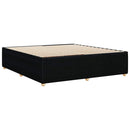 sengeramme uden madras 180x200 cm stof sort