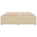 sengeramme uden madras 180x200 cm stof cremefarvet