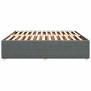 sengeramme uden madras 200x200 cm stof mørkegrå