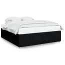 sengeramme uden madras 200x200 cm stof sort