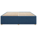 sengeramme uden madras 200x200 cm stof blå