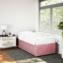 sengeramme 80x200 cm fløjl pink