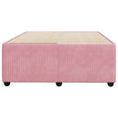 sengeramme 120x200 cm fløjl pink