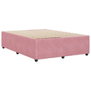 sengeramme 140x190 cm fløjl pink