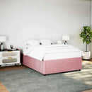sengeramme 160x200 cm fløjl pink