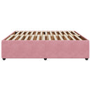 sengeramme 180x200 cm fløjl pink