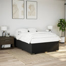 kontinentalseng med madras 140x200 cm stof sort