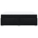kontinentalseng med madras 160x200 cm stof sort