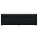 kontinentalseng med madras 90x190 cm stof sort