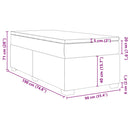 kontinentalseng med madras 90x190 cm stof sort