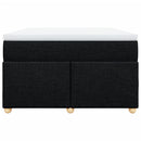 kontinentalseng med madras 120x190 cm stof sort