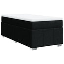 kontinentalseng med madras 80x200 cm stof sort