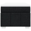 kontinentalseng med madras 90x190 cm stof sort