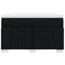 kontinentalseng med madras 120x190 cm stof sort