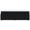 kontinentalseng med madras 120x190 cm stof sort
