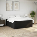 kontinentalseng med madras 180x200 cm stof sort