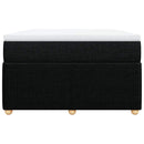 kontinentalseng med madras 120x190 cm stof sort