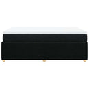 kontinentalseng med madras 120x190 cm stof sort