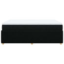 kontinentalseng med madras 160x200 cm stof sort