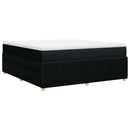 kontinentalseng med madras 180x200 cm stof sort