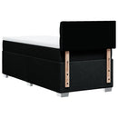 kontinentalseng med madras 80x200 cm stof sort