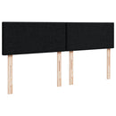 kontinentalseng med madras 160x200 cm stof sort