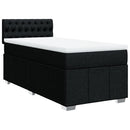 kontinentalseng med madras 80x200 cm stof sort