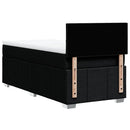 kontinentalseng med madras 90x190 cm stof sort