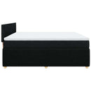 kontinentalseng med madras 180x200 cm stof sort