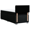kontinentalseng med madras 90x200 cm stof sort
