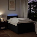 kontinentalseng med madras 120x190 cm stof sort