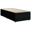 kontinentalseng med madras 90x190 cm stof sort