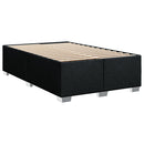 kontinentalseng med madras 120x190 cm stof sort