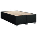 kontinentalseng med madras 120x190 cm stof sort