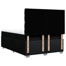 kontinentalseng med madras 160x200 cm stof sort
