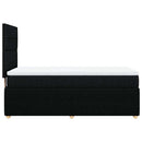 kontinentalseng med madras 80x200 cm stof sort