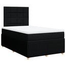 kontinentalseng med madras 120x190 cm stof sort