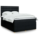 kontinentalseng med madras 160x200 cm stof sort