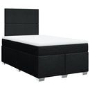 kontinentalseng med madras 120x190 cm stof sort