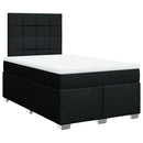 kontinentalseng med madras 120x190 cm stof sort