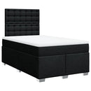 kontinentalseng med madras 120x190 cm stof sort