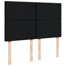 kontinentalseng med madras 160x200 cm stof sort