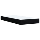 kontinentalseng med madras 90x190 cm stof sort