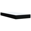 kontinentalseng med madras 90x190 cm stof sort