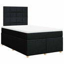 kontinentalseng med madras 120x190 cm stof sort