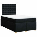 kontinentalseng med madras 120x190 cm stof sort