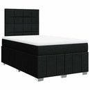 kontinentalseng med madras 120x190 cm stof sort