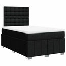 kontinentalseng med madras 120x190 cm stof sort