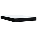 kontinentalseng med madras 140x190 cm stof sort